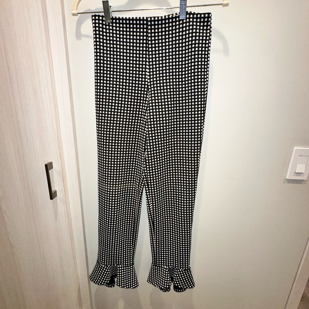 Necessary Objects Black and White Pants